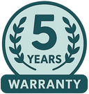5 Years Warranty