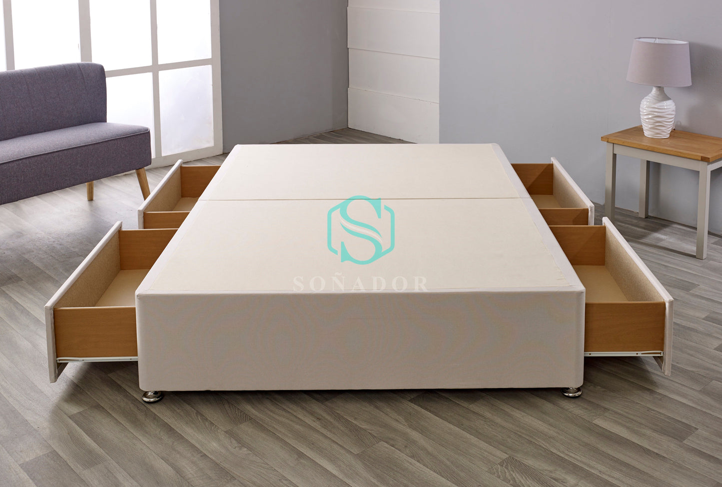 4 Drawer Divan Base by Sonador