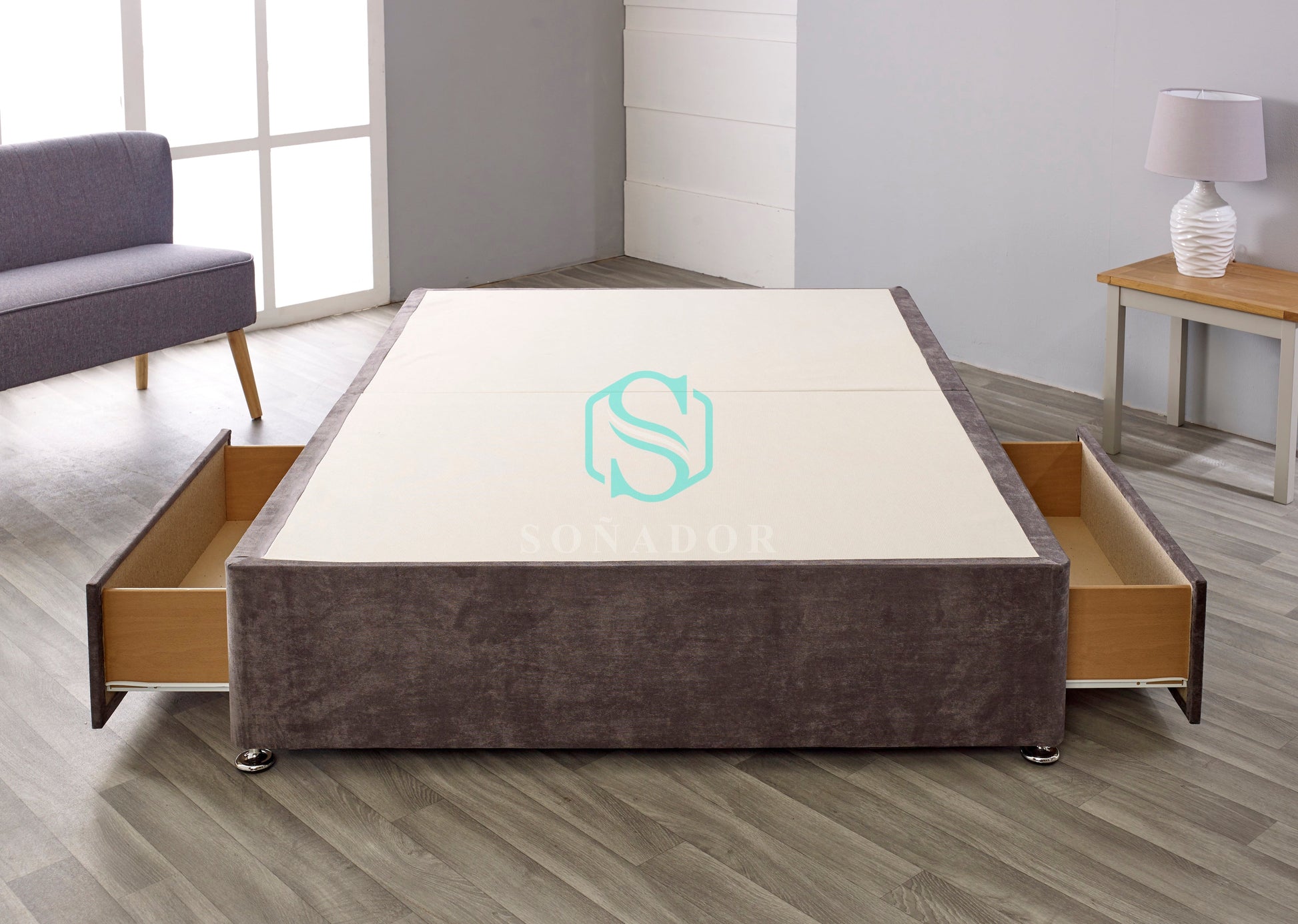 2 Drawer Foot End Divan Base by Sonador