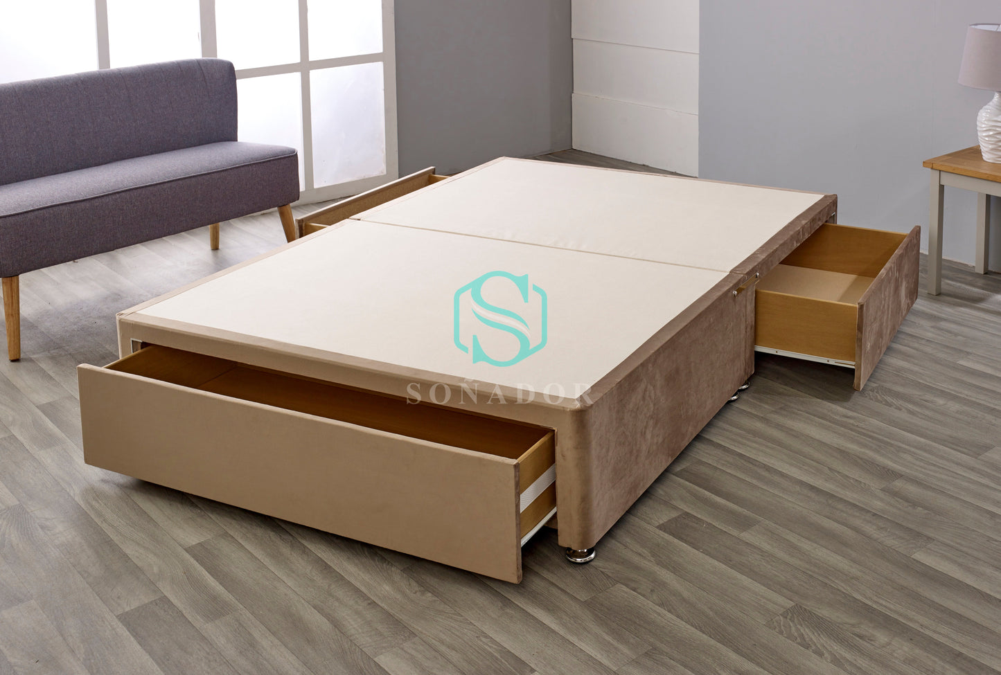 2 Drawers & Jumbo Divan Base