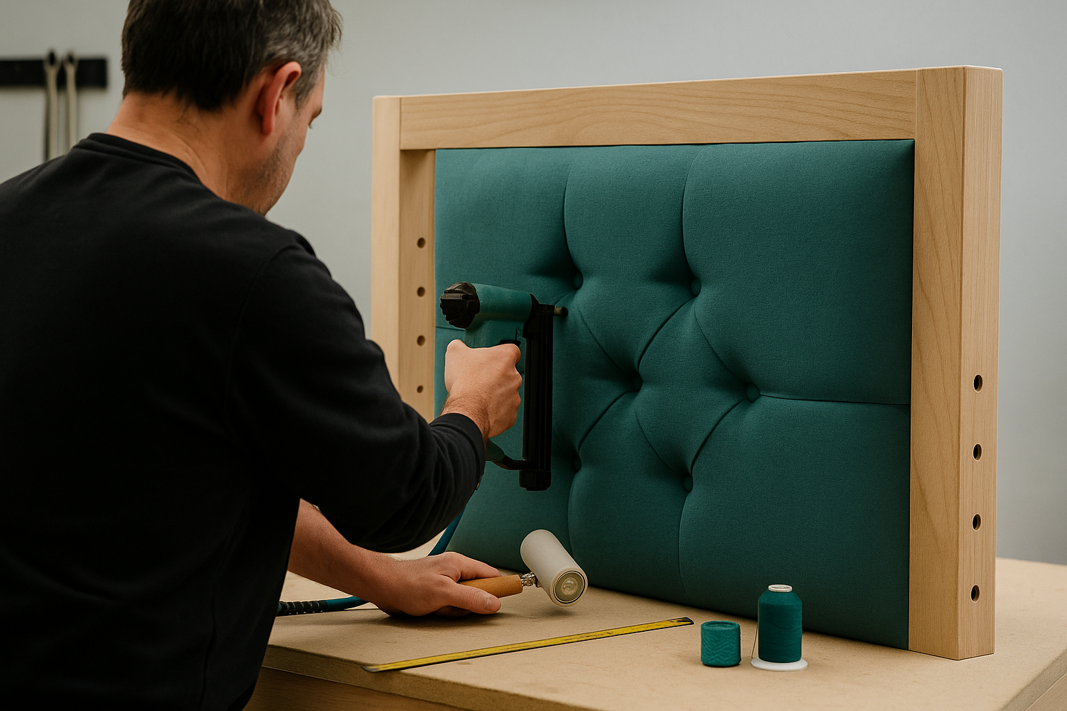 Handmade bed frame in Britain